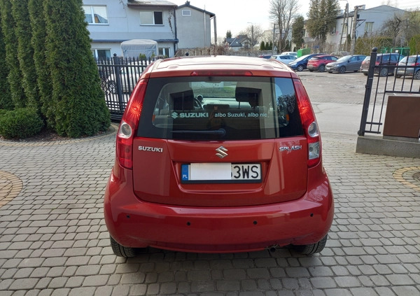 Suzuki Splash cena 25600 przebieg: 145000, rok produkcji 2008 z Warszawa małe 704